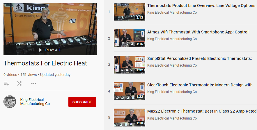 Thermostats Playlist